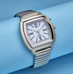 Talking Watch Square Face Radio Controlled W29